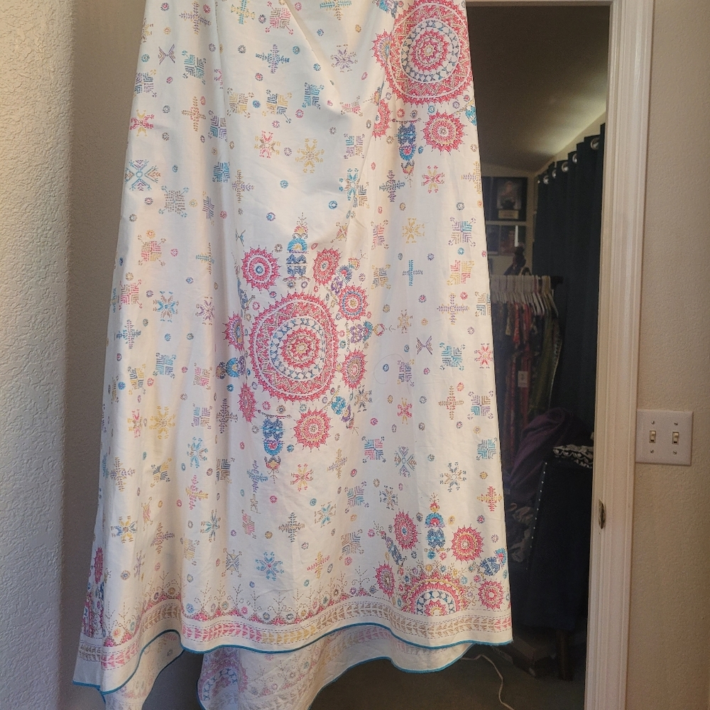 EUC Peruvian Connection Women's Size 12 White Skirt. - Picture 10 of 10